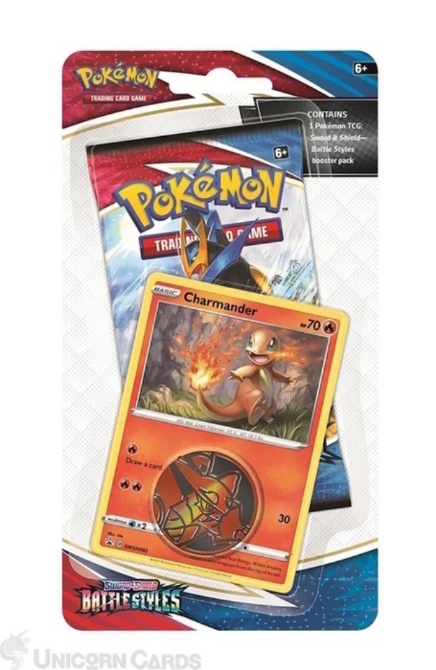 Sword & Shield Battle Styles Checklane Blister Charmander