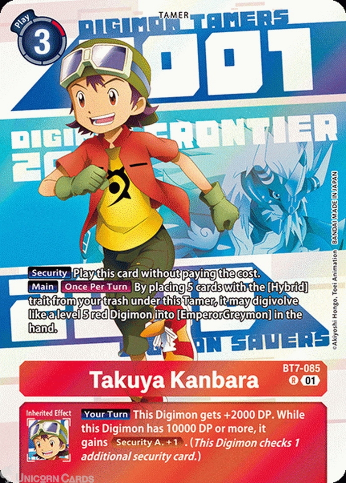 デジモンカード Takuya Kanbara (英語版) デジモンカード Takuya Kanbara (英語版) Takuya Kanbara (BT21