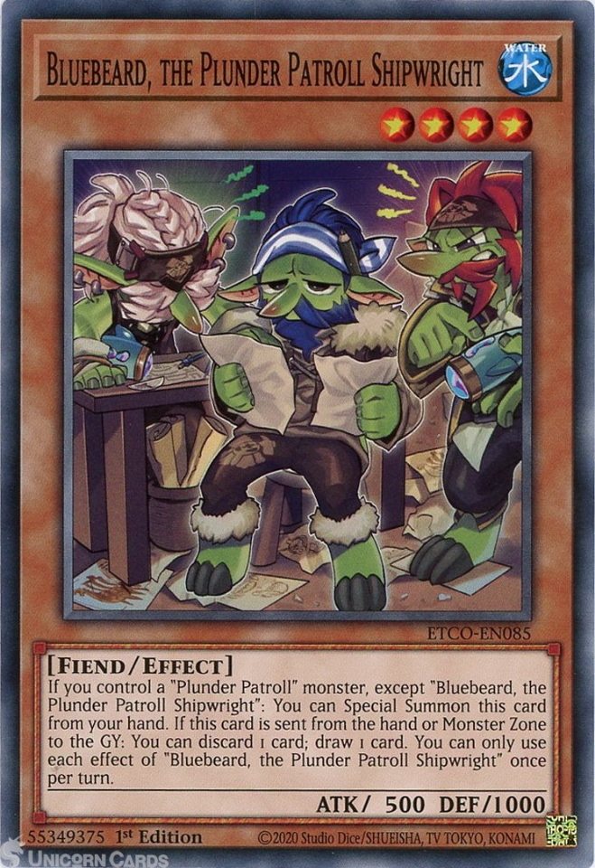 ETCO-EN085 Bluebeard, the Plunder Patroll Shipwright : Common 1st ...