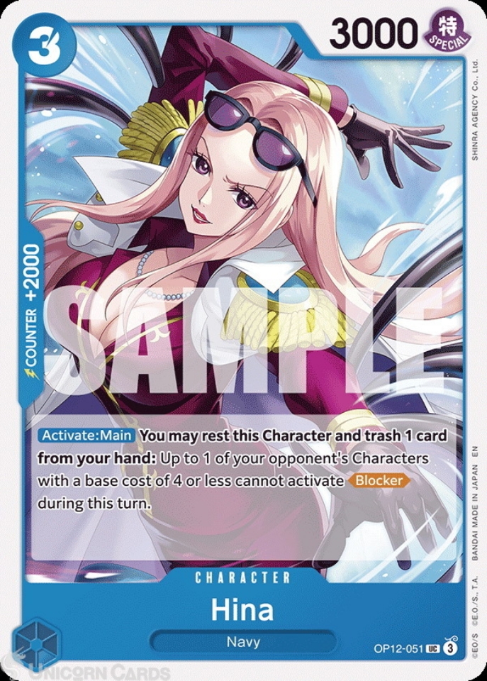 OP12-051 Hina : Uncommon English One Piece TCG Card : OP12: Legacy