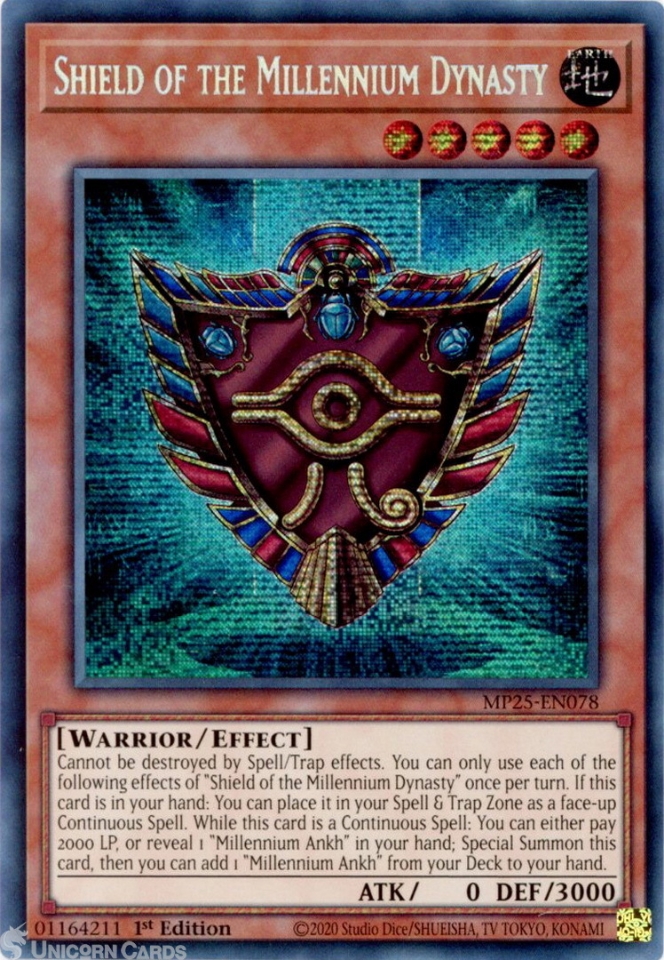 MP25-EN078 Shield of the Millennium Dynasty : Prismatic Secret
