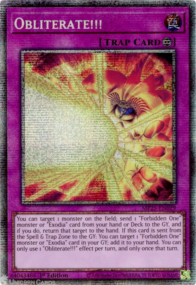 obliterate yugioh card price Amazon.com: Yu-Gi-Oh! - Obliterate!!! - LDK2-ENY03 - Ultra Rare - Unlimited  Edition main image 0