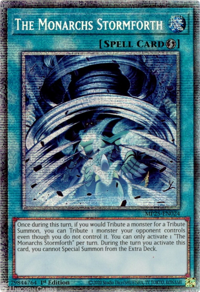 MP25-EN024 The Monarchs Stormforth : Starlight Rare 1st Edition Mint ...