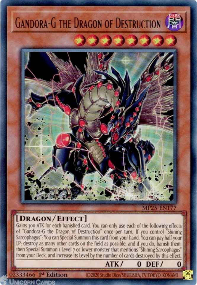 MP25-EN177 Gandora-G the Dragon of Destruction : Ultra Rare 1st