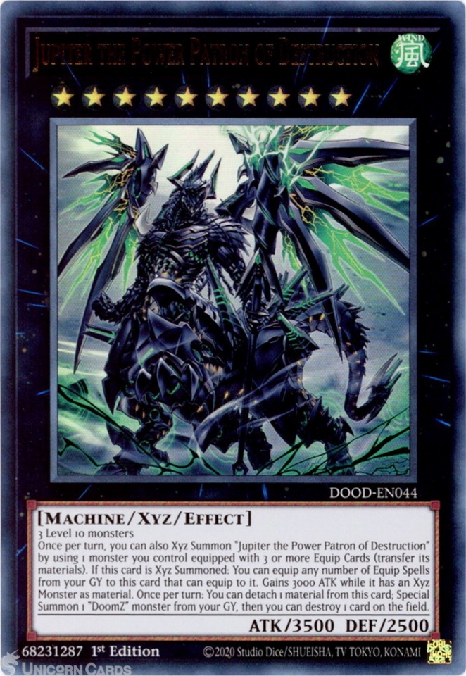 yü DOOD-EN044 Jupiter the Power Patron of Destruction : Ultra Rare