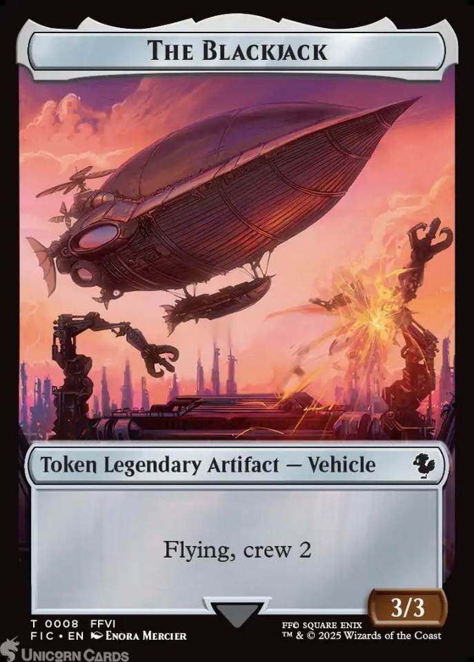 The Blackjack // The Monarch (helper) Double-Sided Token : Mint MTG Card :  Final Fantasy Commander Decks:: Unicorn Cards - YuGiOh!, Pokemon, Digimon  and MTG TCG Cards for Players and Collectors.
