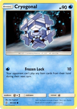 cryogonal pokemon card Cryogonal [Reverse] #27 Prices | Pokemon Black Bolt