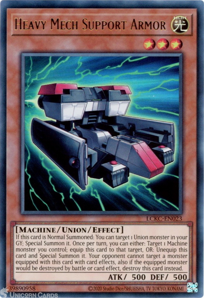 LCKC-EN023 Heavy Mech Support Armor : Ultra Rare UNL Edition Mint ...