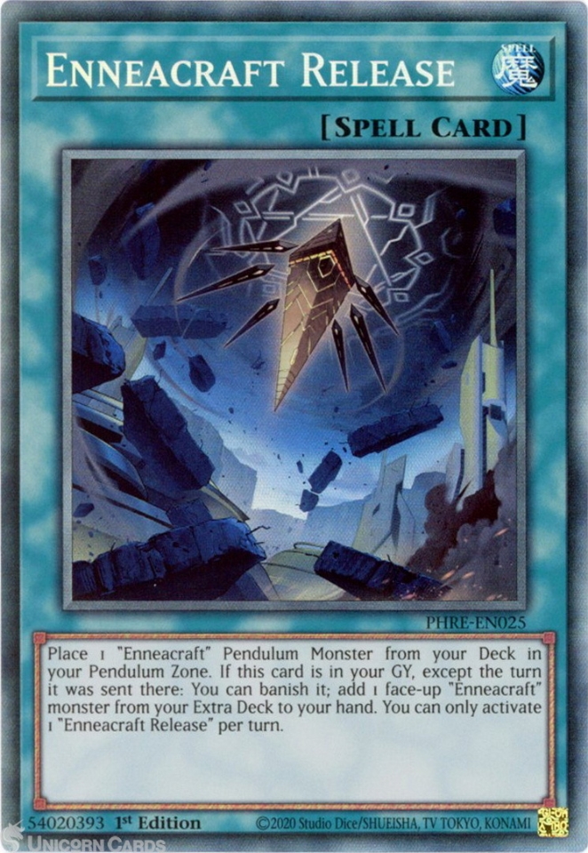 PHRE-EN025 Enneacraft Release : Collector's Rare 1st Edition Mint YuGiOh  Card:: Unicorn Cards - YuGiOh!, Pokemon, Digimon and MTG TCG Cards for  Players and Collectors.
