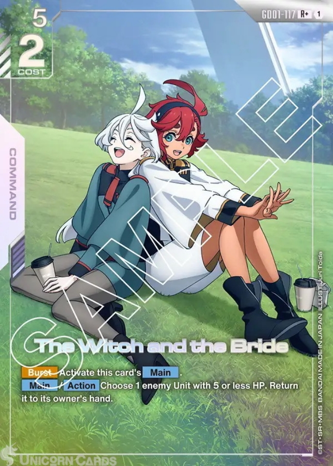 GD01-117 The Witch and the Bride : R+ Holofoil Alternative Art