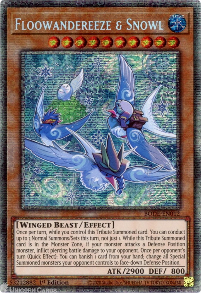 BODE-EN012 Floowandereeze & Snowl Starlight Rare 1st Edition Mint ...