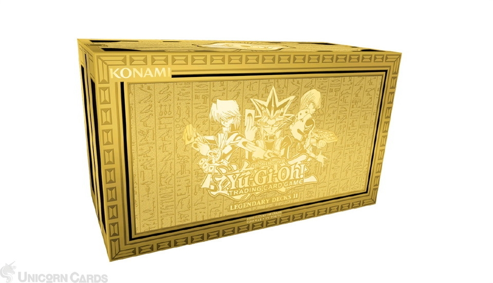 yugioh legendary decks 2 release date YuGiOh! II UNL Edition 2024 Reprint Box:: Unicorn Cards Concoct fantasy scenarios and grab cards to power up strategies introduced in other series. Yu-Gi-Oh! Legendary Decks 2 (Reprint)