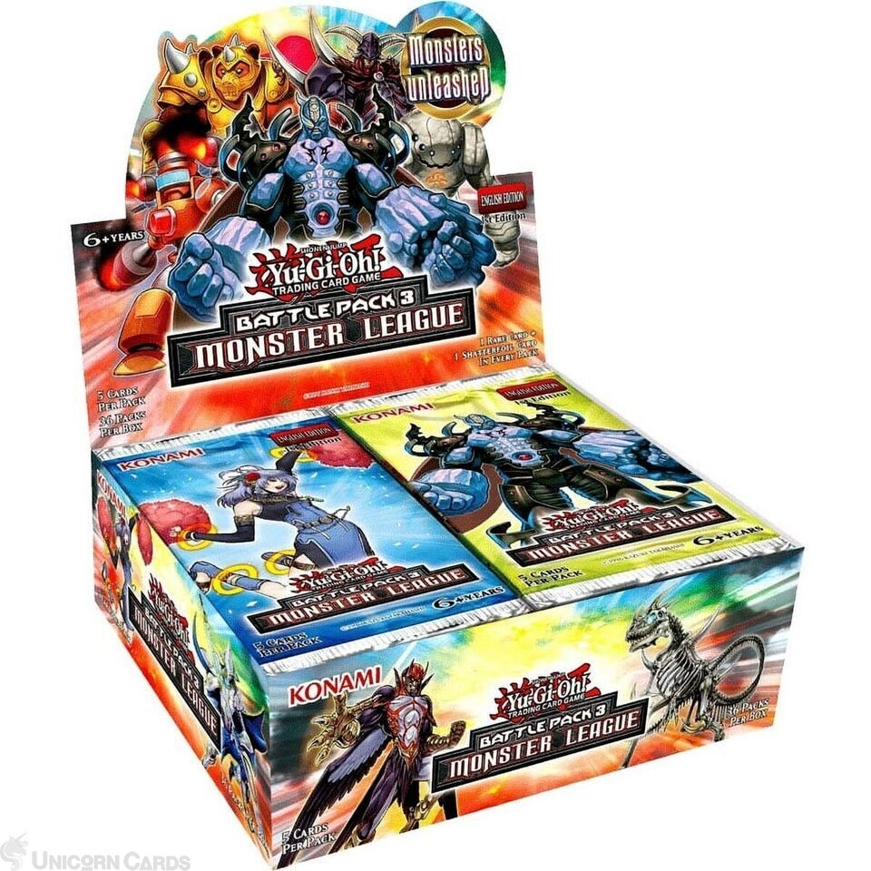 battle pack 3 monster league booster box Yugioh Battle Pack 3 Monster League Booster Box