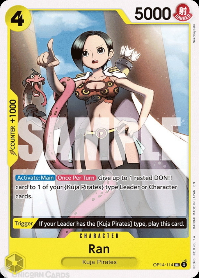 OP14-114 Ran : Uncommon English One Piece TCG Card : OP14: The