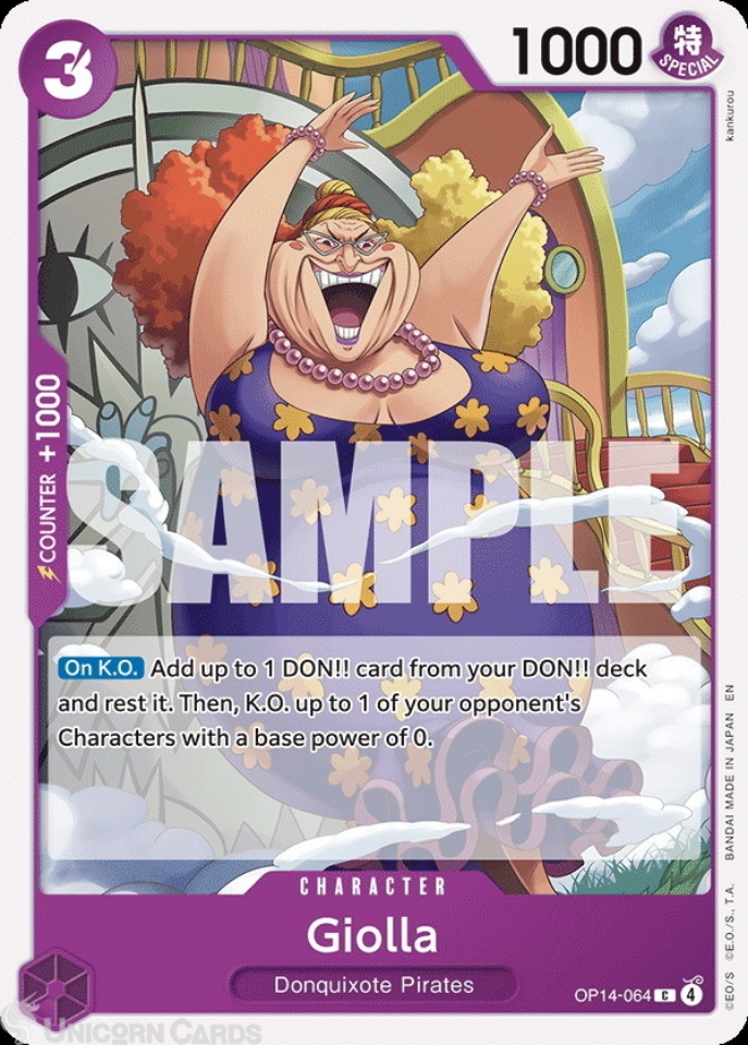 OP14-064 Giolla : Common English One Piece TCG Card : OP14: The Azure ...