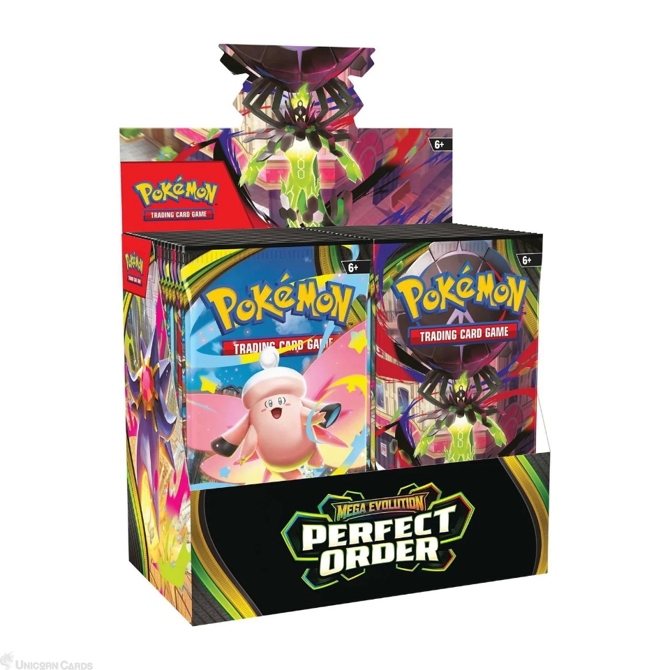 Pokemon TCG: Mega Evolution - Perfect Order Booster Display Box (36 ...
