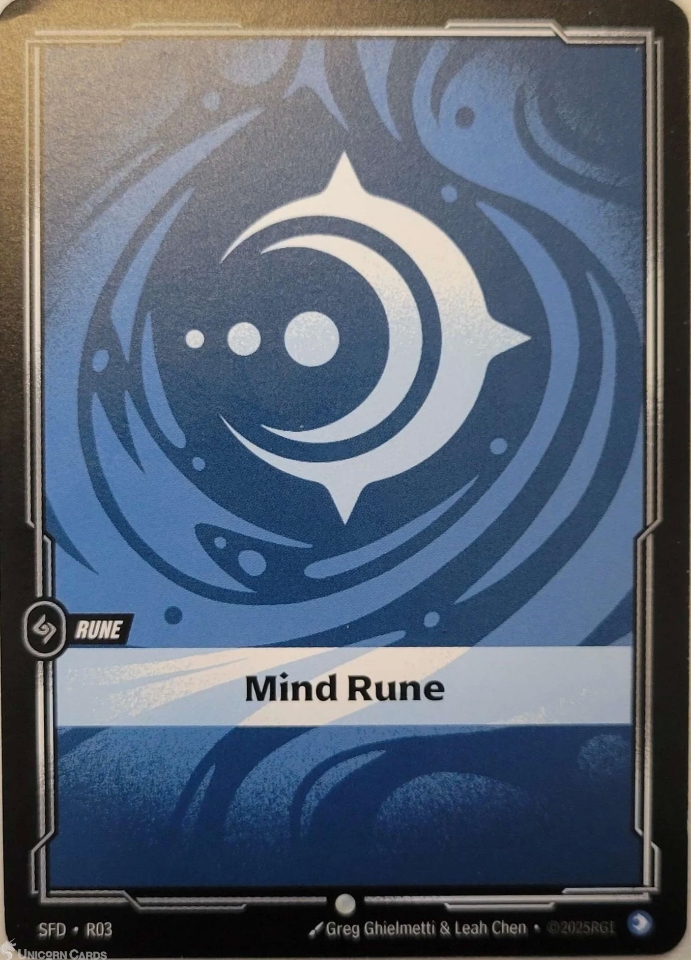 SFD-R03 Mind Rune : Common Normal Riftbound TCG Card : Spiritforged ...